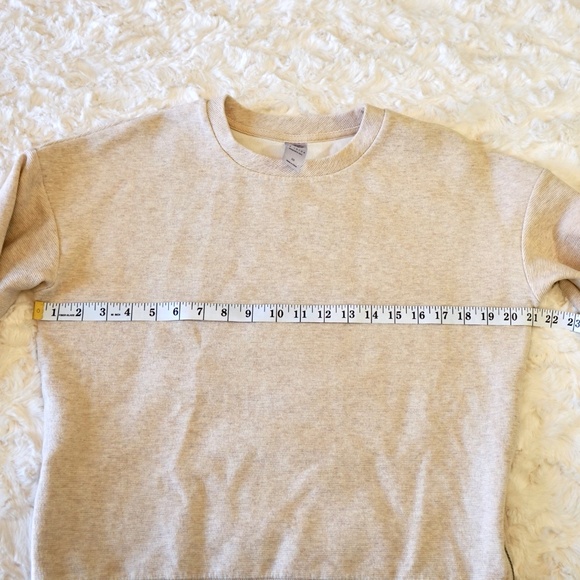 Te Verde - lightweight side zipper sweatshirt XS - cream - Picture 5 of 11